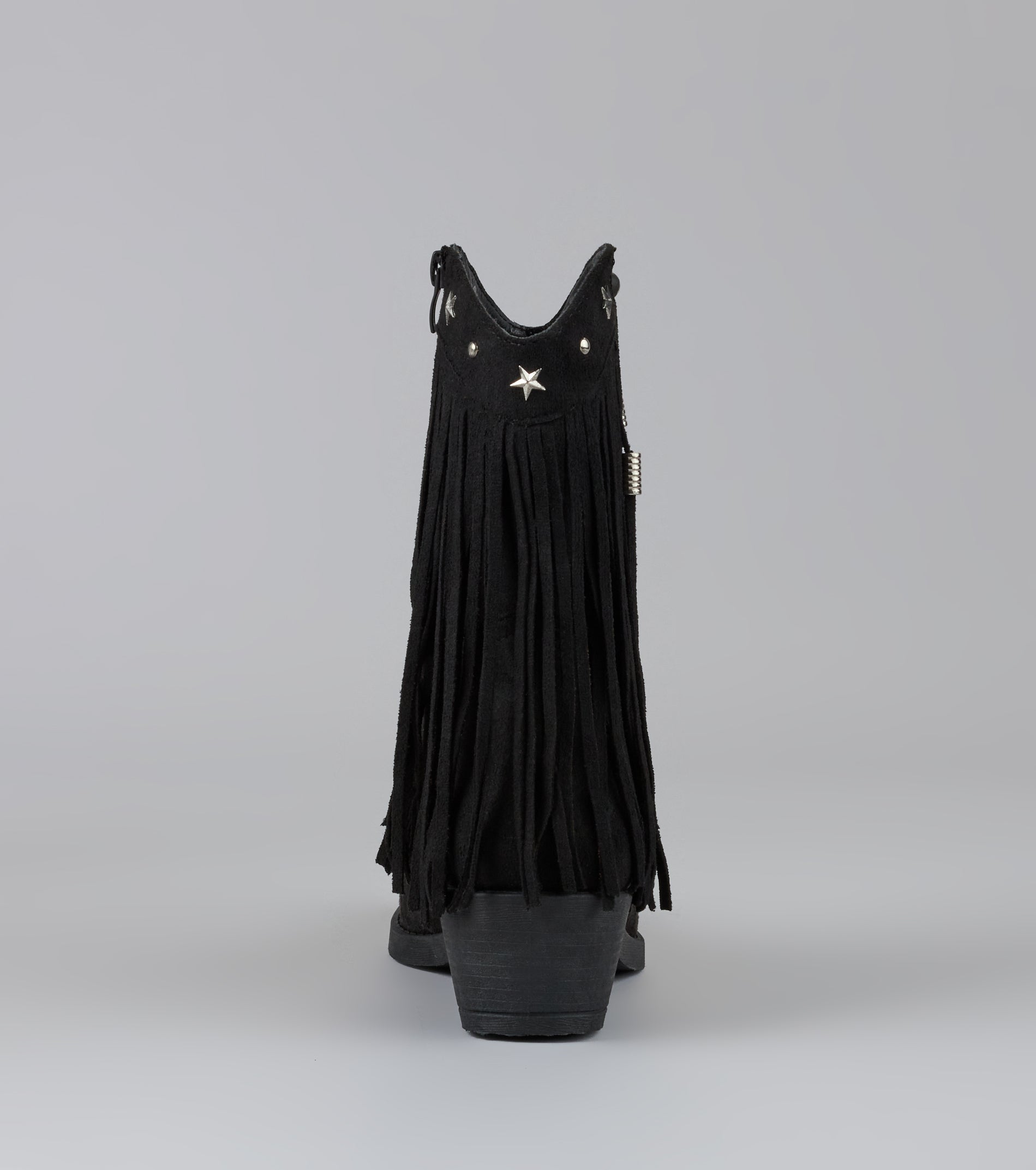 Fringe Flirt Studded Cowboy Boots