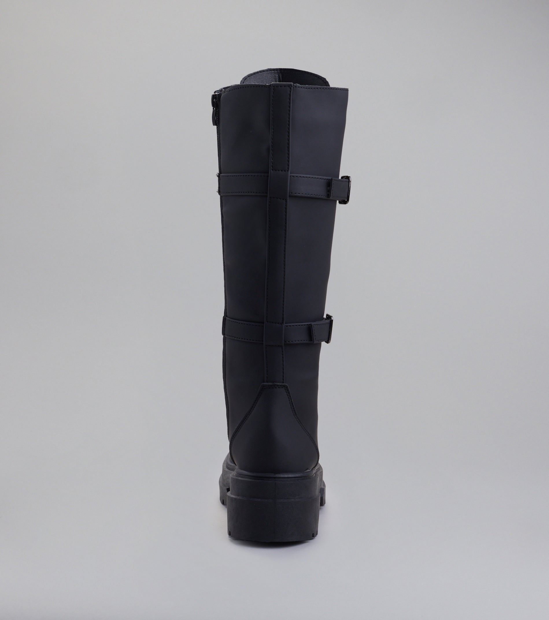 Serve and Slay Under The Knee Combat Boots