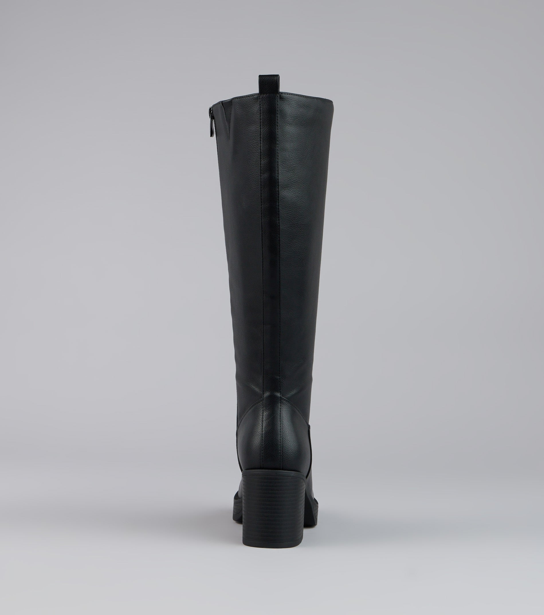 Steppin Up Block Heel Knee High Boots