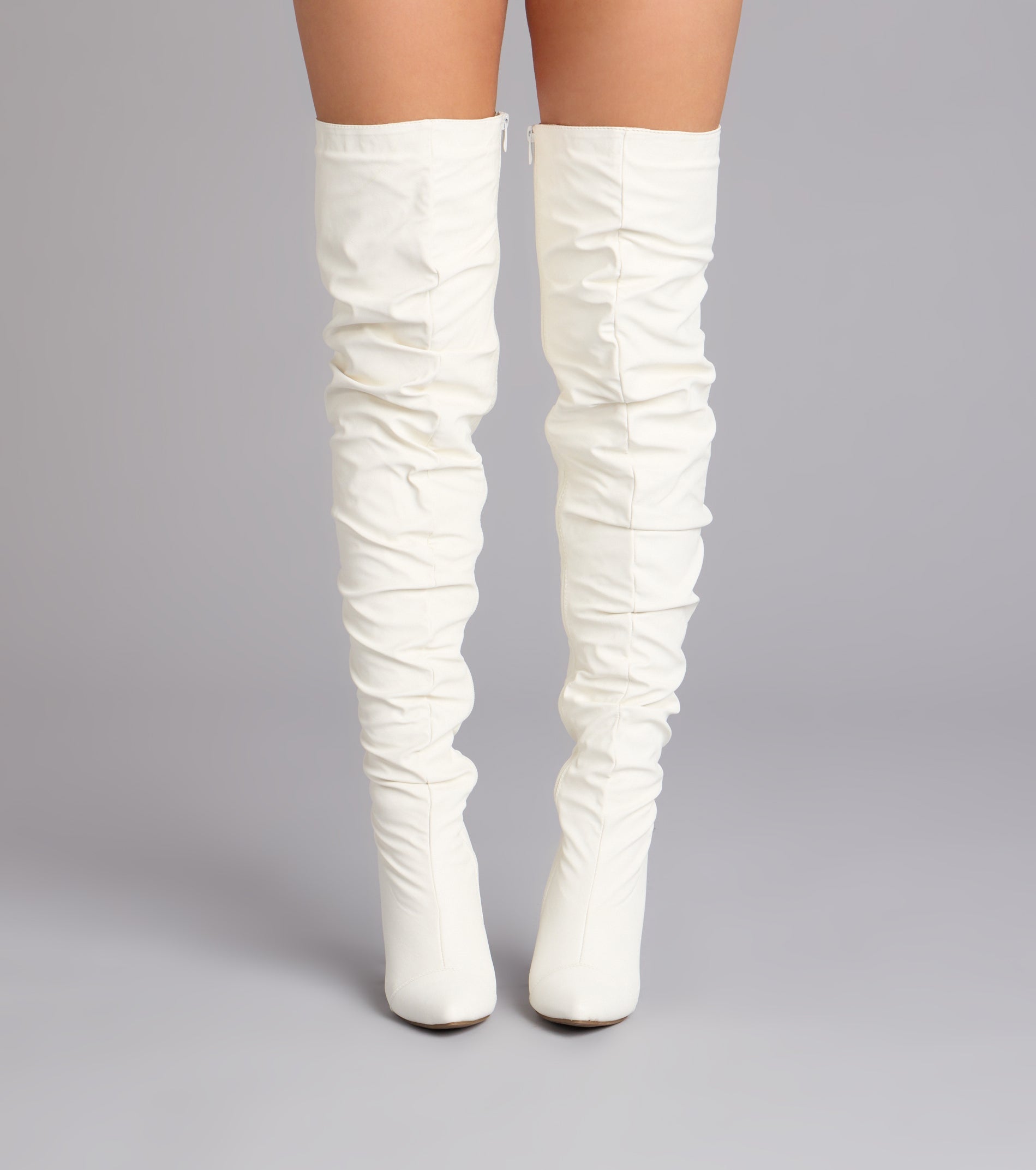 Strut In Style Scrunch Over-The-Knee Boots