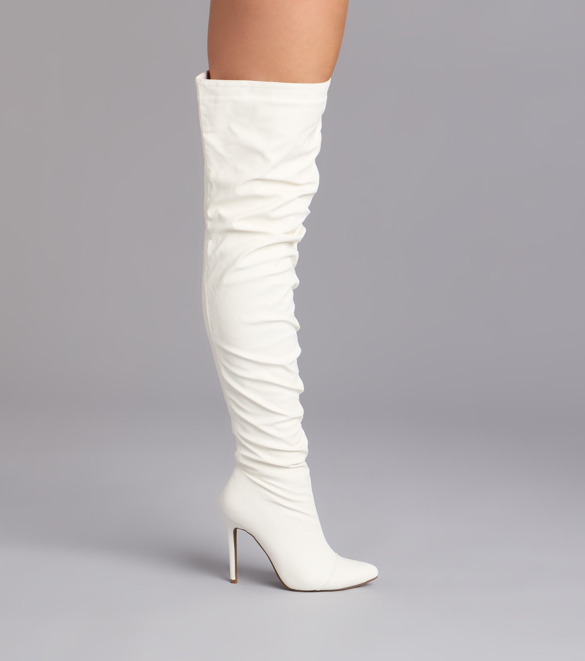 Strut In Style Scrunch Over-The-Knee Boots