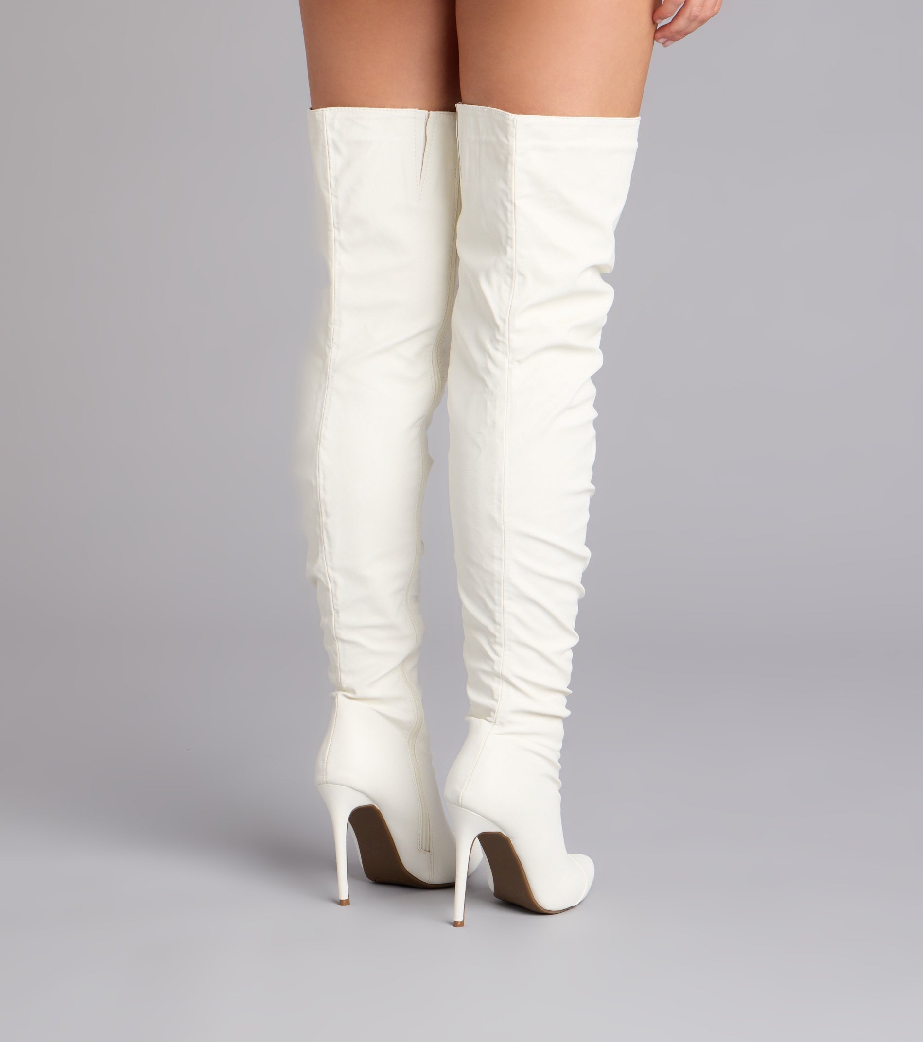 Strut In Style Scrunch Over-The-Knee Boots