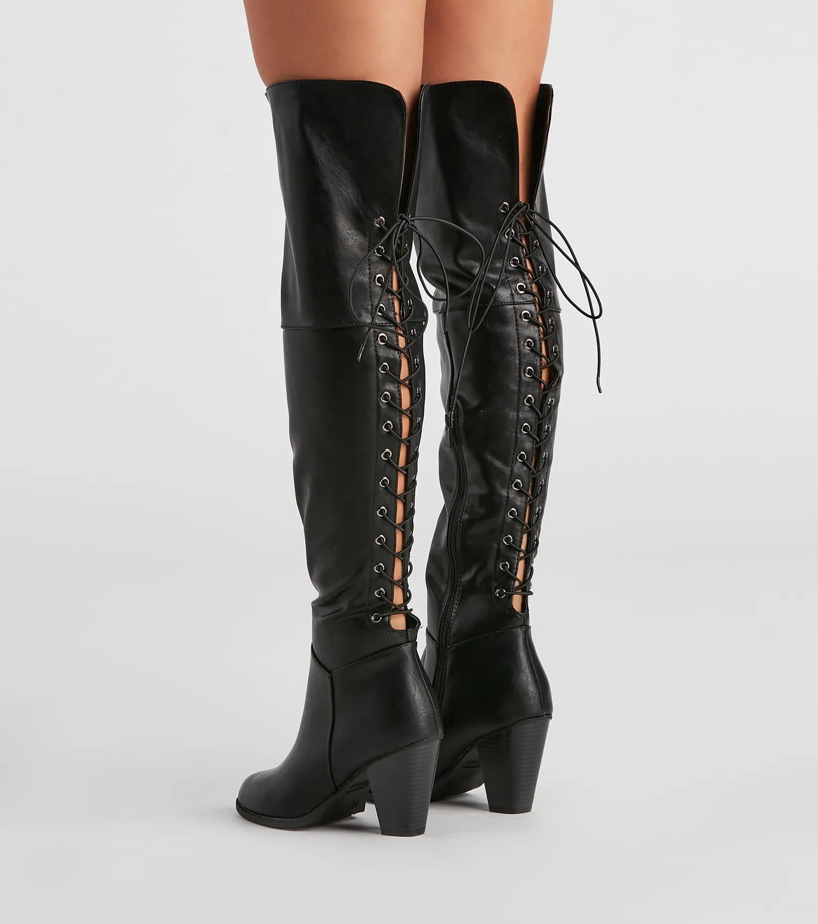 Rule The Scene Knee-High Boots