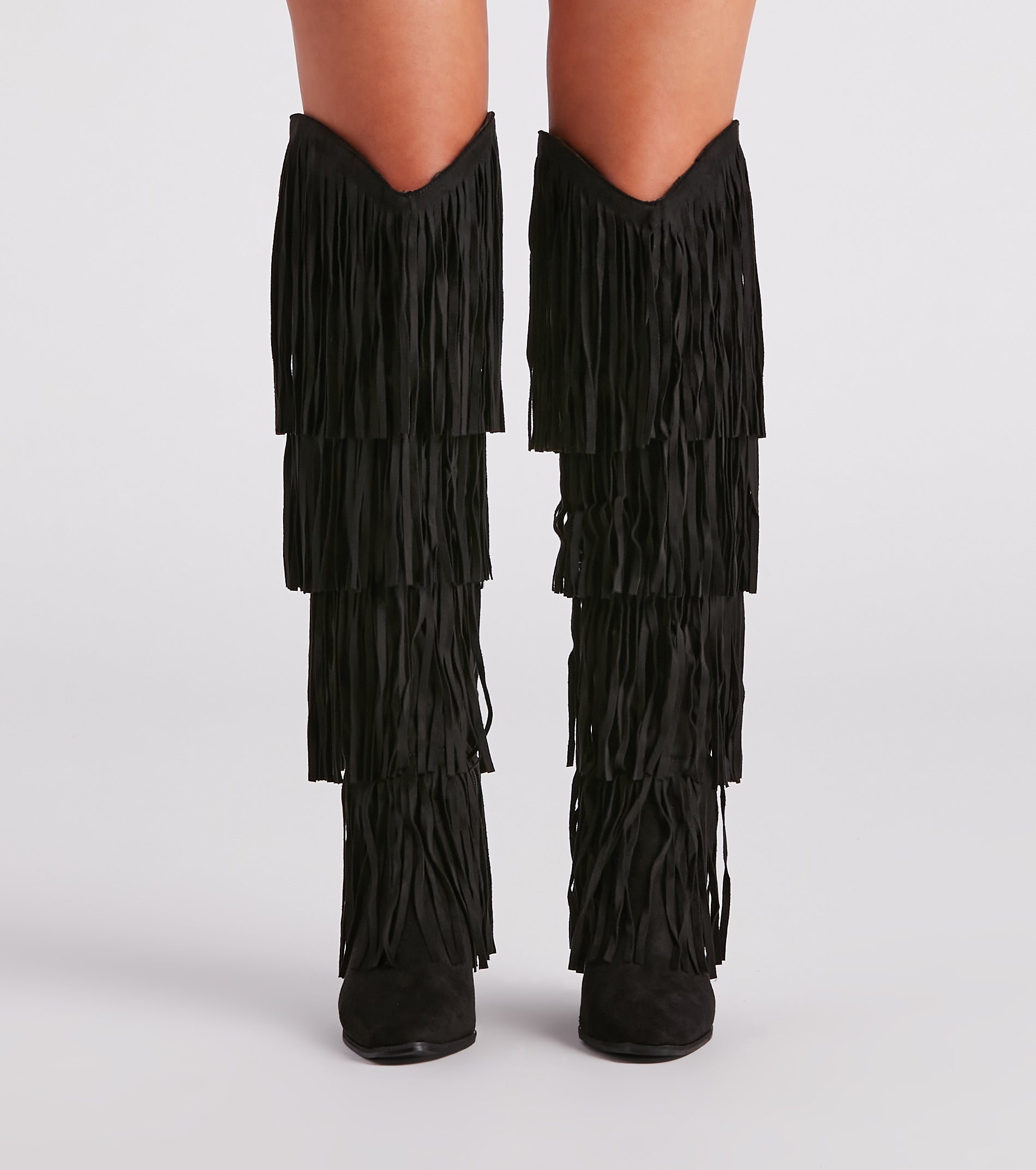 Shake It Off Fringe Cowgirl Boots