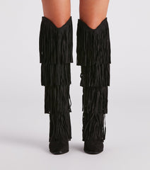 Shake It Off Fringe Cowgirl Boots