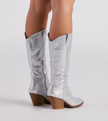 Country Diva Rhinestone Cowboy Boots