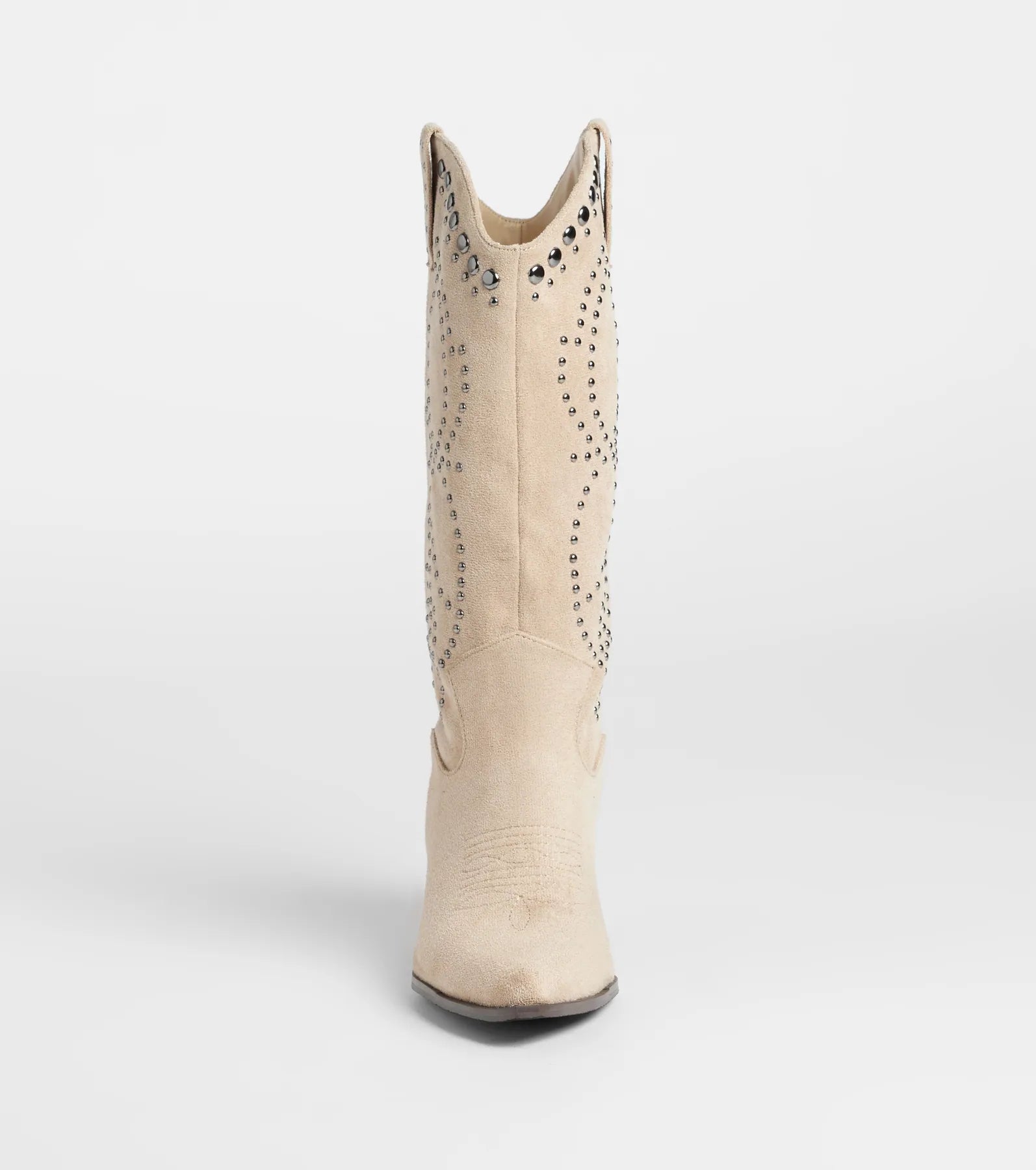 Moving Along Studded Cowboy Boots