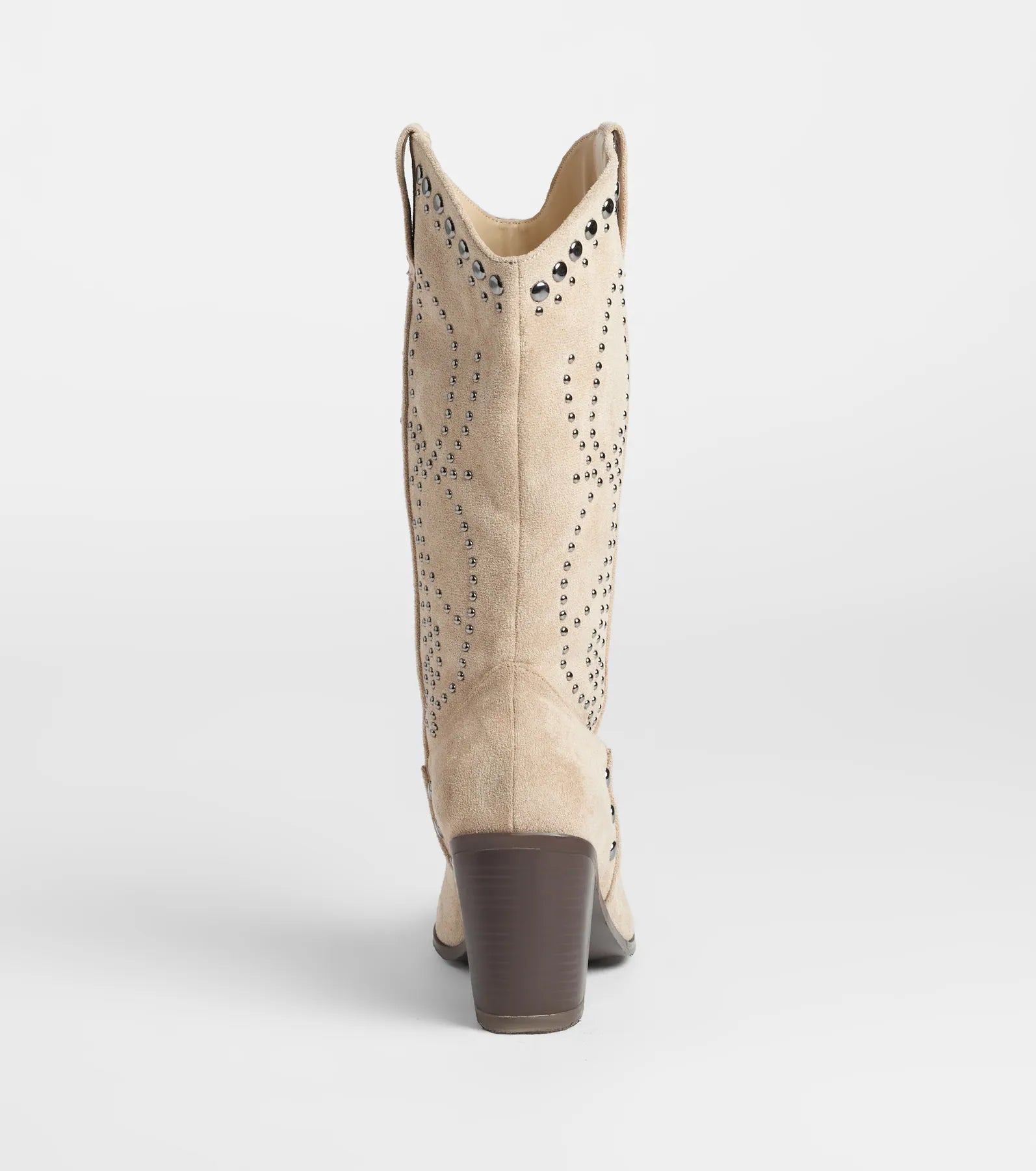 Moving Along Studded Cowboy Boots