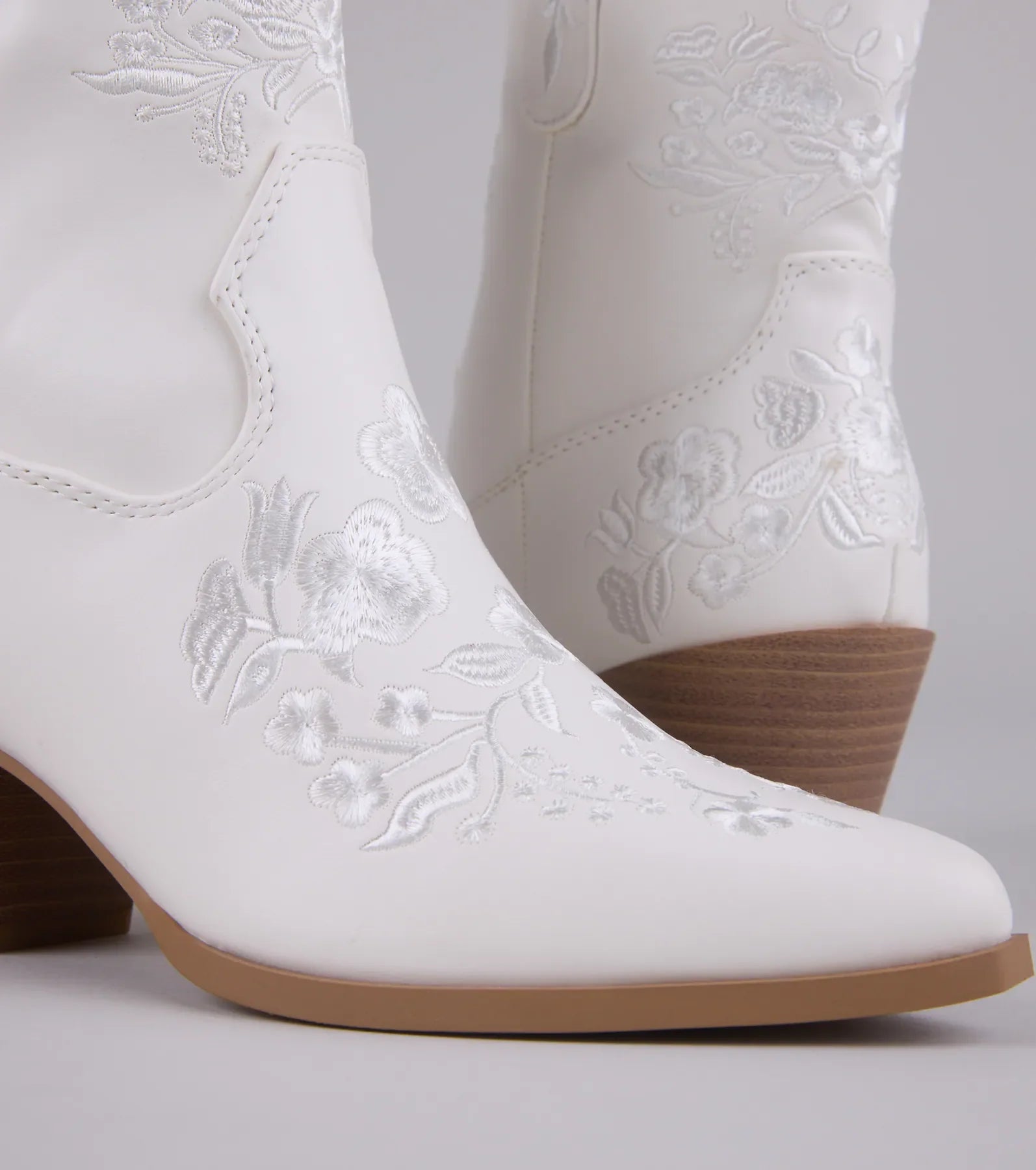 Full Bloom Floral Cowboy Booties