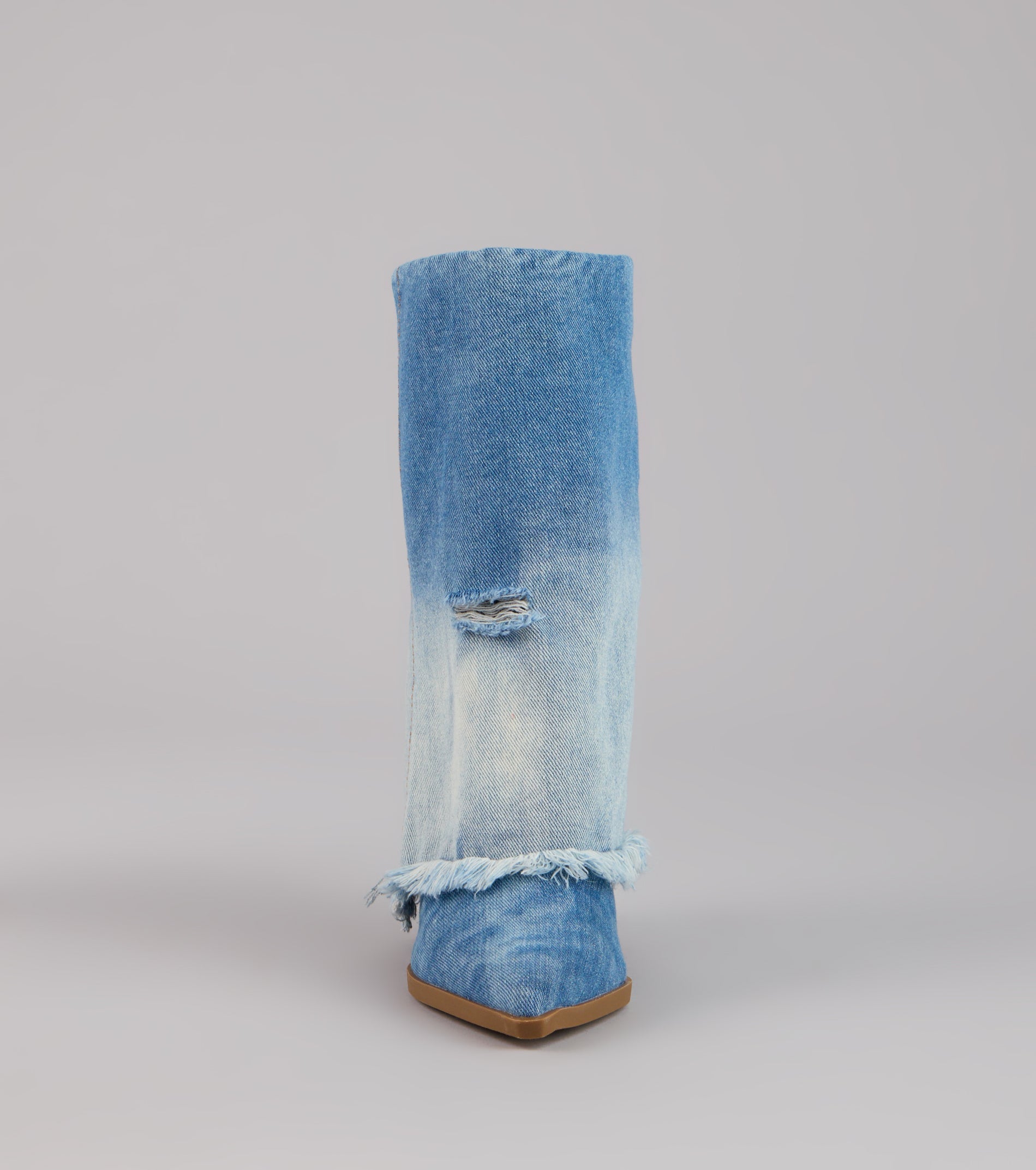 Fray All Day Denim Booties