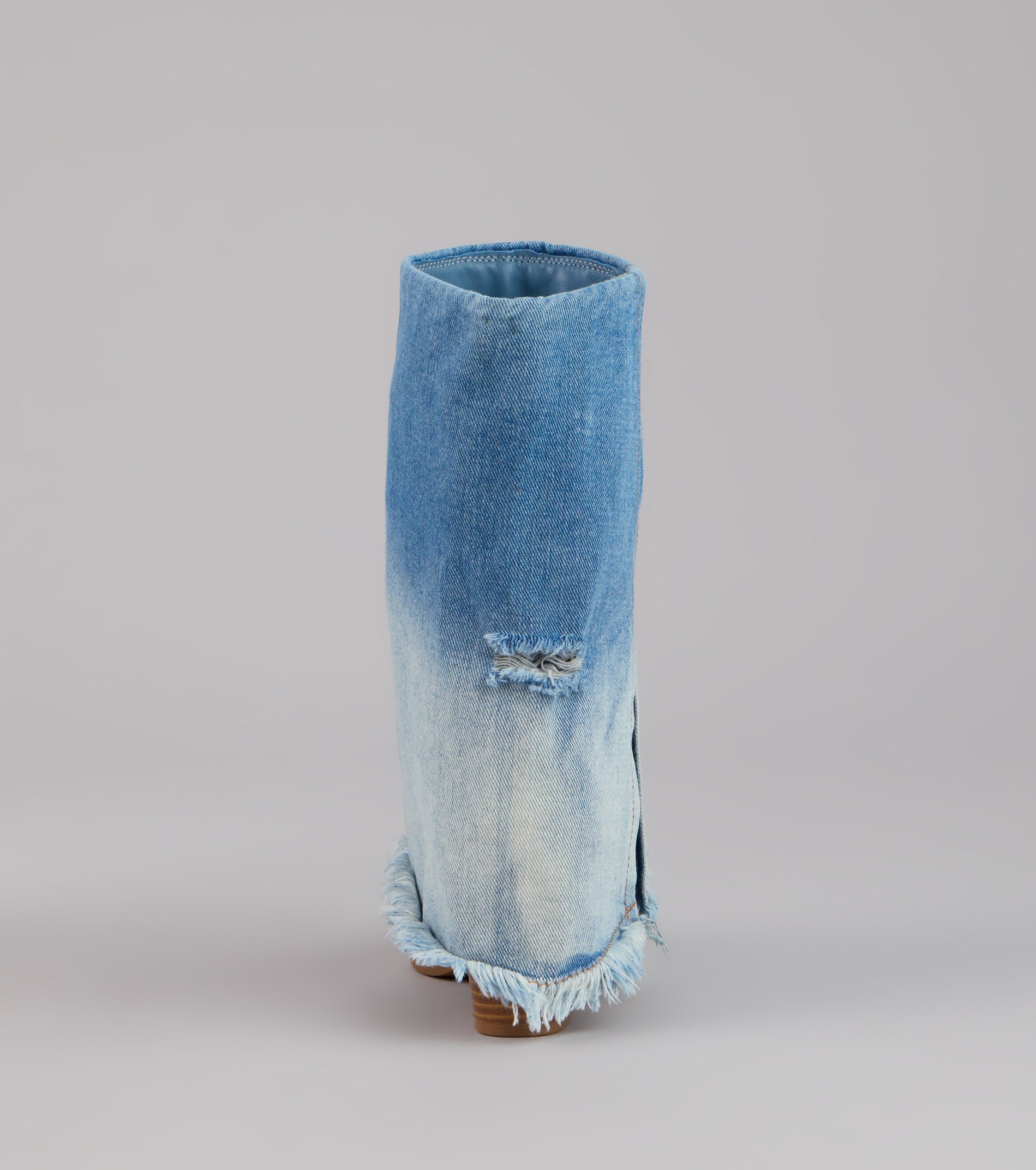 Fray All Day Denim Booties