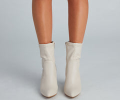 Strut Worthy Faux Leather Booties