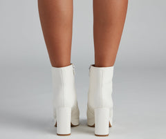 Feelin' Retro Platform Booties