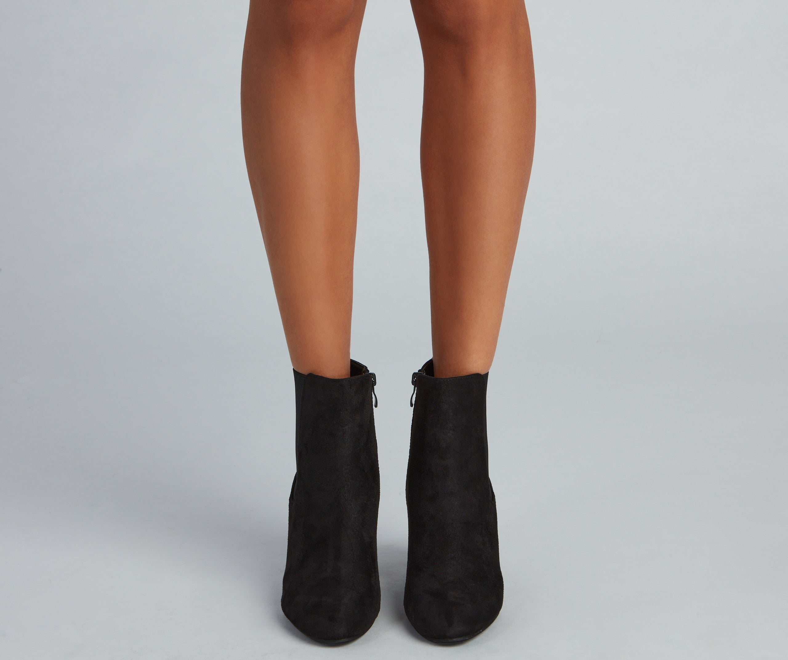 Chic Vibe Alert Faux Suede Booties