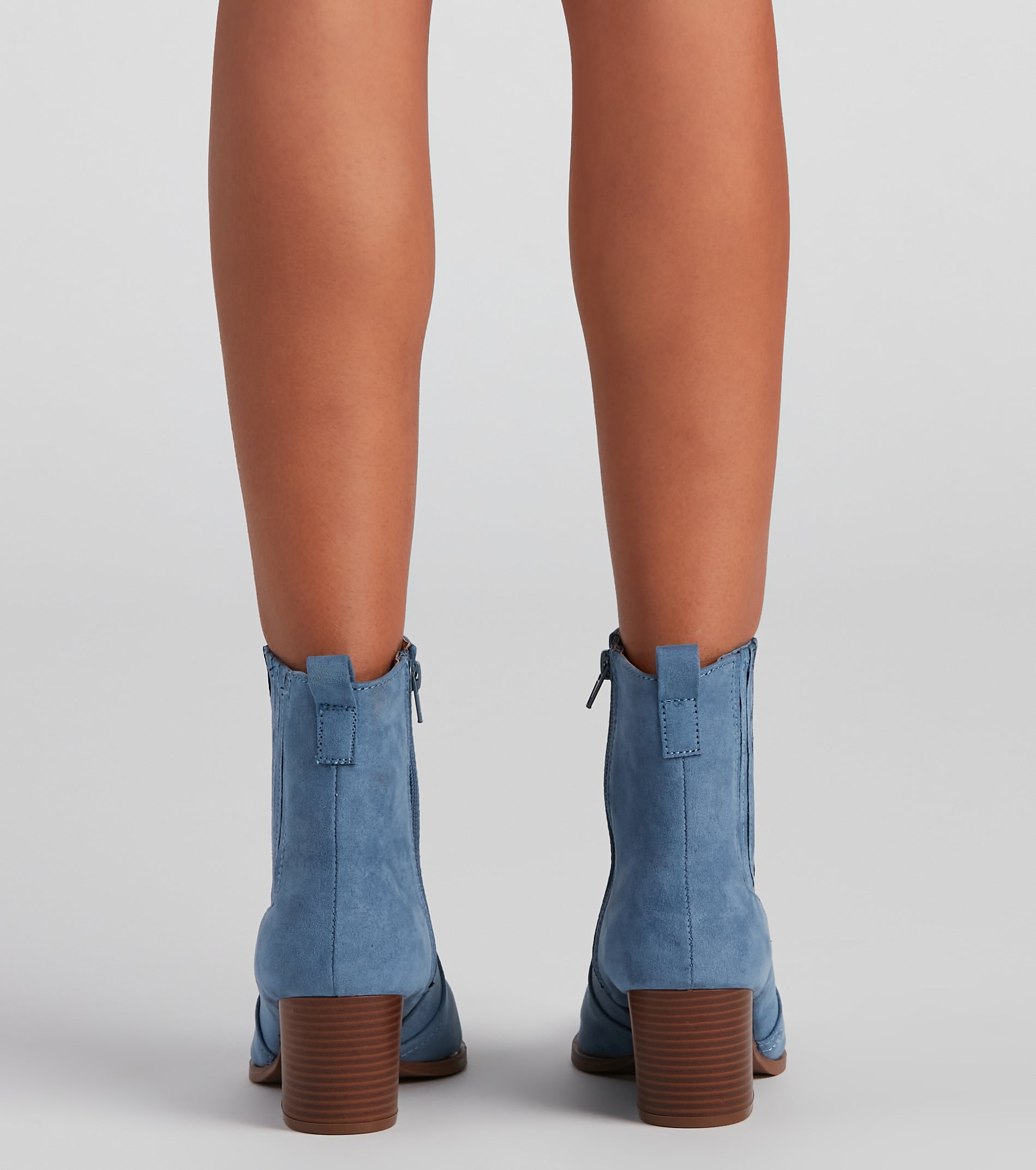 Cowgirl Digs Faux Suede Booties