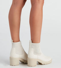 Cutie In A Lug Bootie