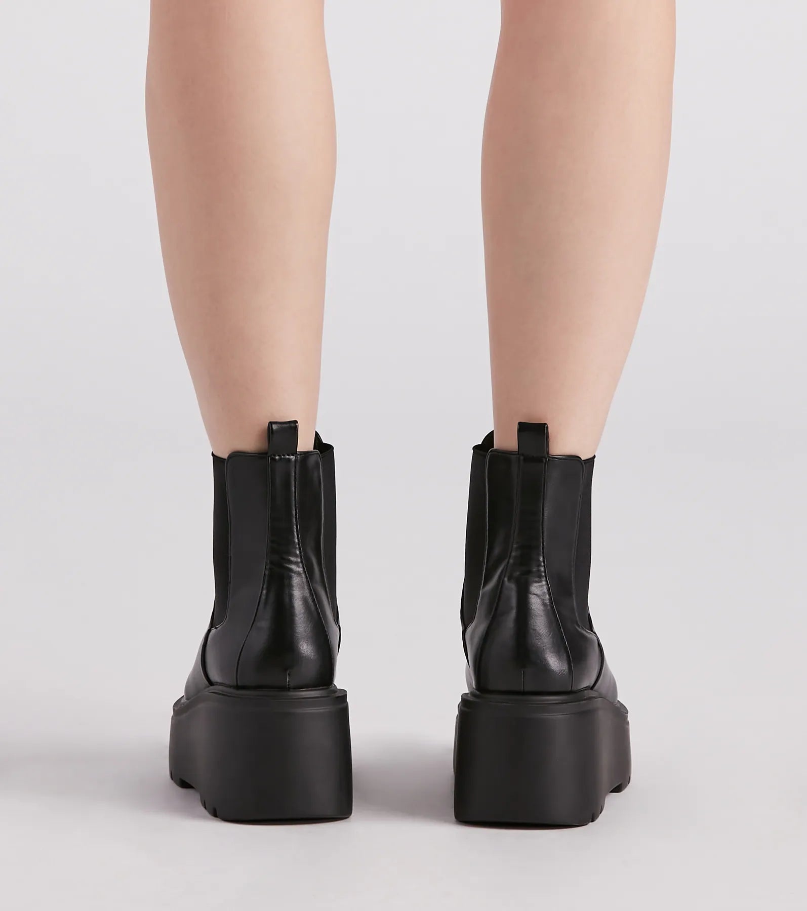 It's True Lug Platform Booties