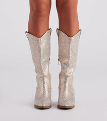 Made To Sparkle Rhinestone Cowboy Boots