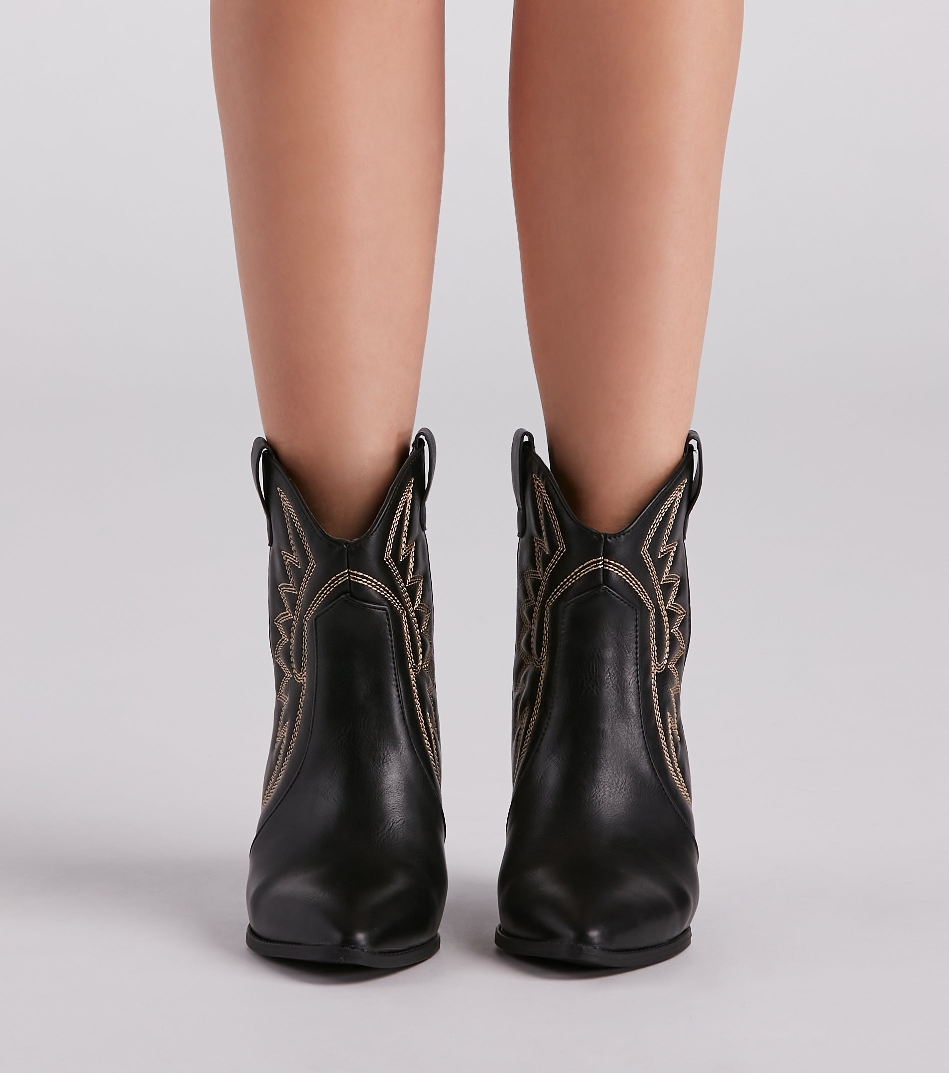 Country Style Cowboy Booties