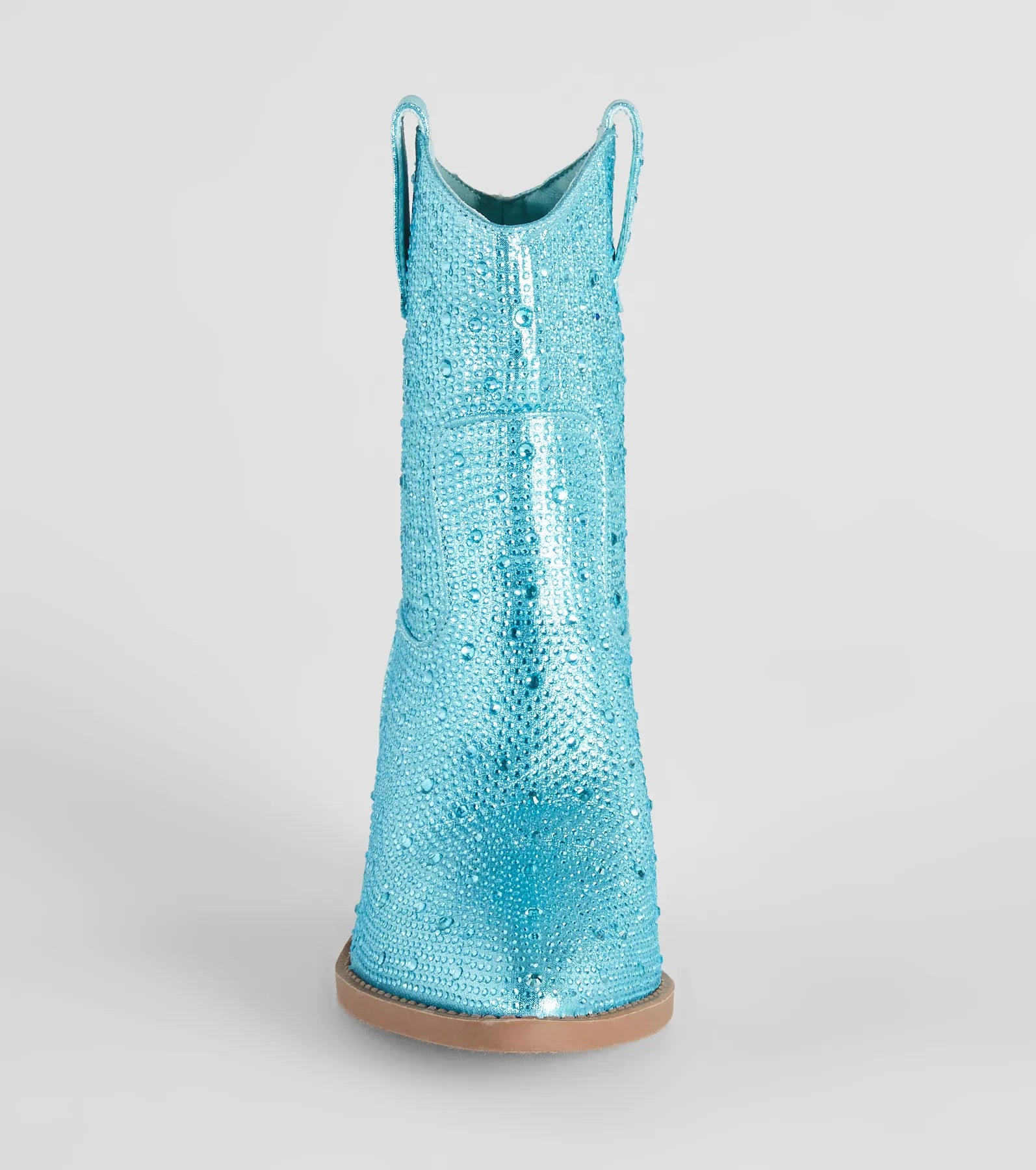 Glitzy Rhinestone Western Booties