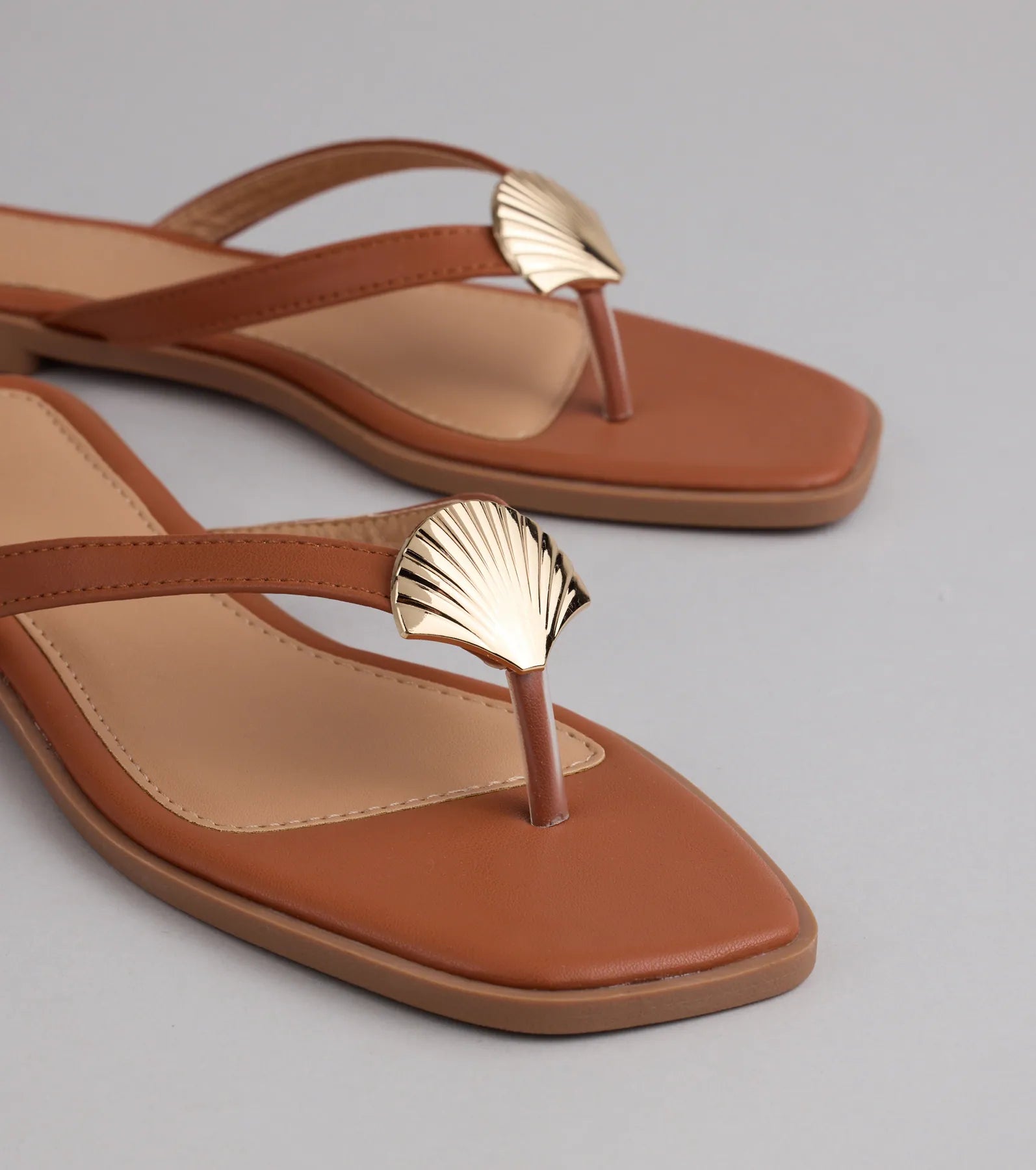 Golden Hour Seashell Sandals
