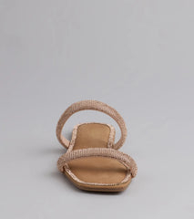 Step Into Glam Rhinestone Sandals