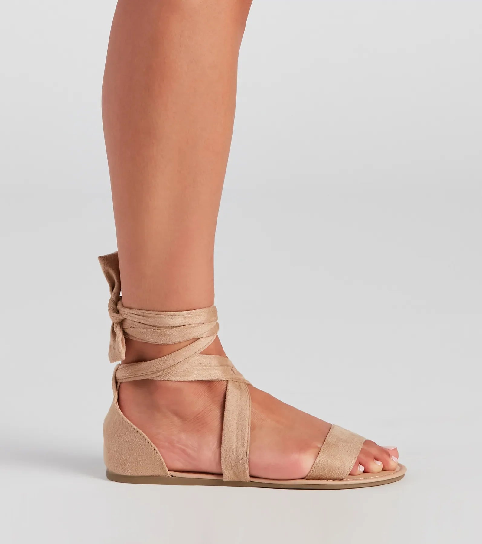 Classy Lace-Up Ballet Sandals