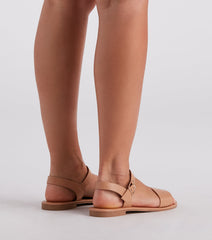 Weekend Mode Basic Strap Sandals