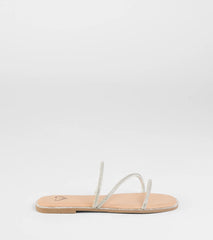 Always Glowing Rhinestone Strap Sandals