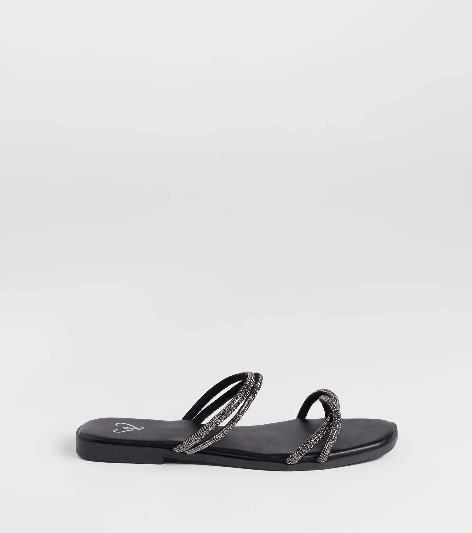 Memorable Muse Rhinestone Strappy Sandals