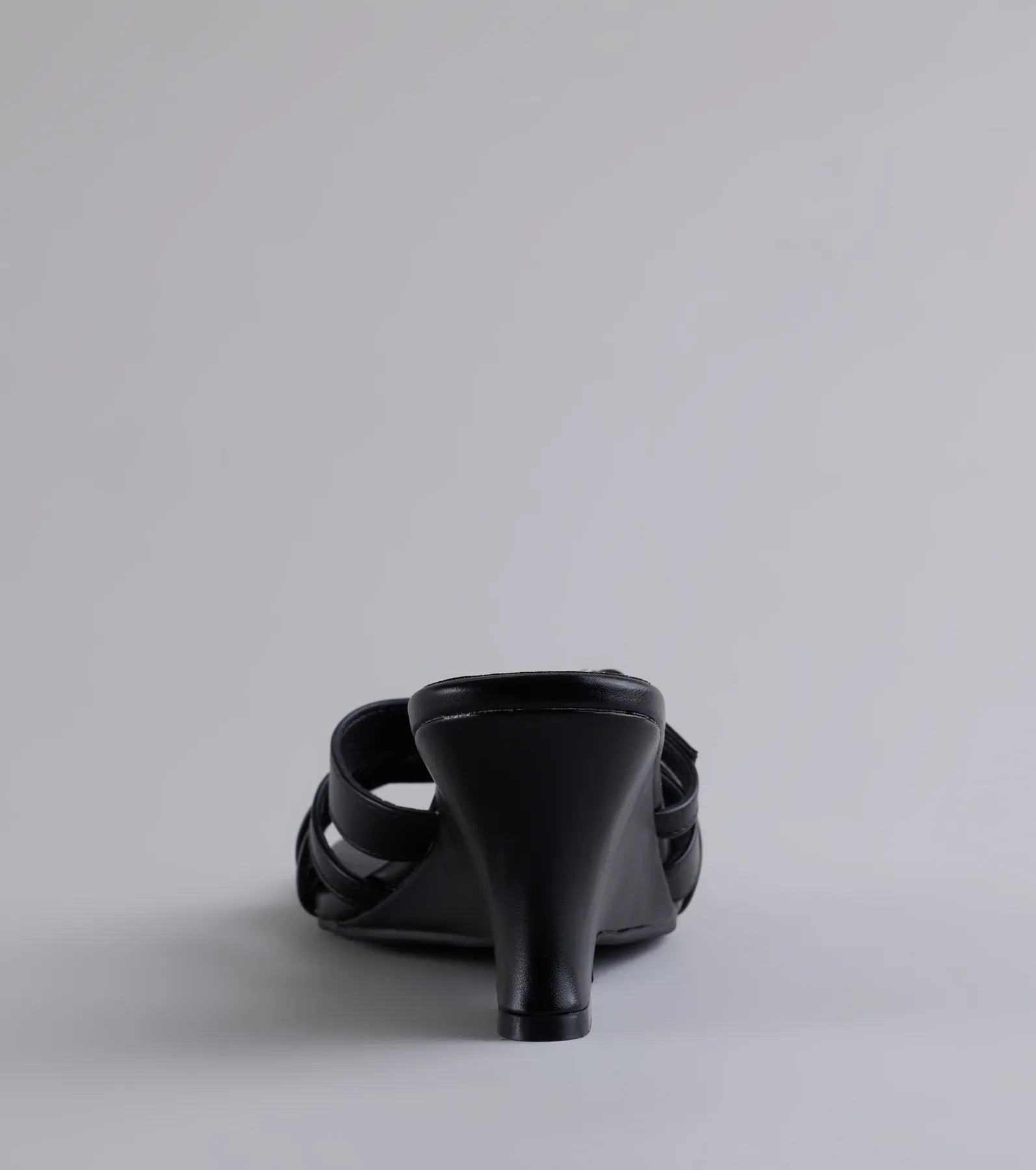 Playing It Cute Strappy Buckle Wedge Heels