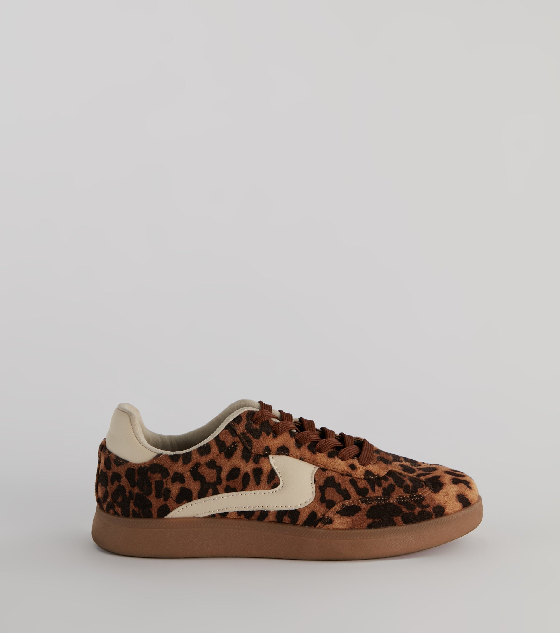 Wild Stride Suede Leopard Sneakers
