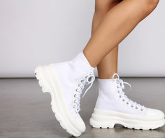 Casual Vibes High Top Sneakers