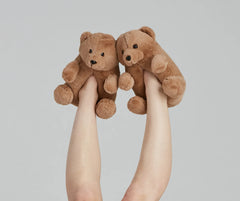 Adorable Teddy Bear Plush Slippers