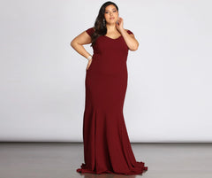 Plus Briar Formal Off The Shoulder Dress
