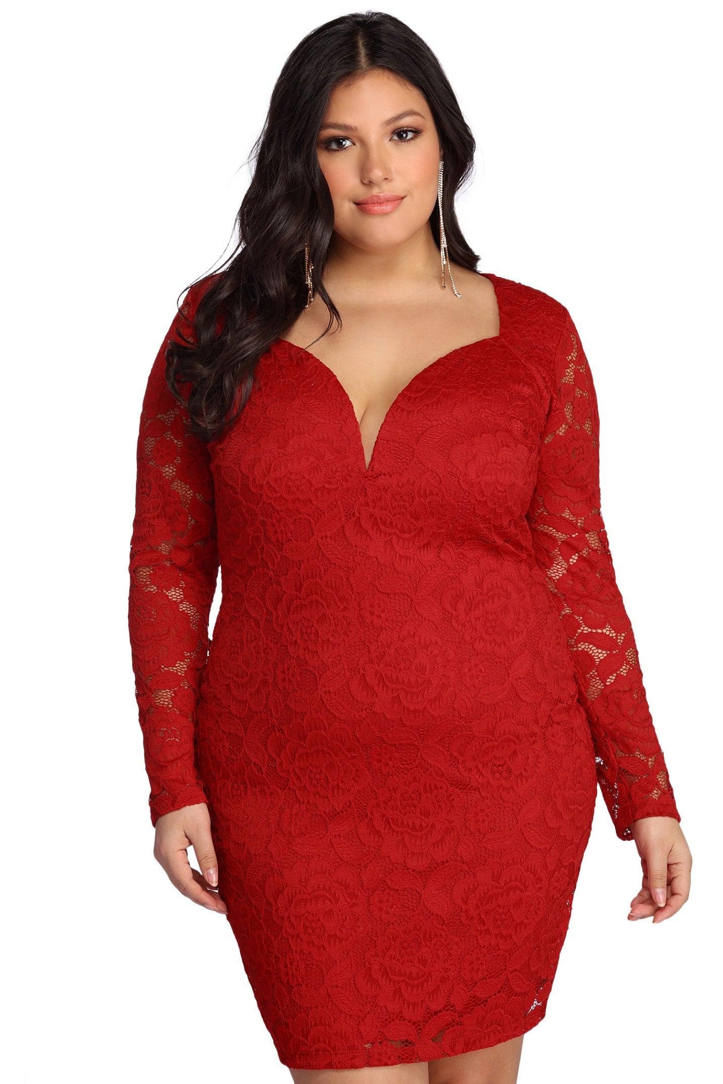 Plus Laced With Curves Dress